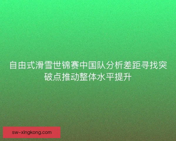 自由式滑雪世锦赛中国队分析差距寻找突破点推动整体水平提升